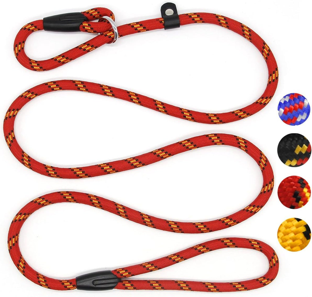 Coolrunner Durable Dog Slip Rope Leash, 5 FT Dog Training Leash, 10-80 lb