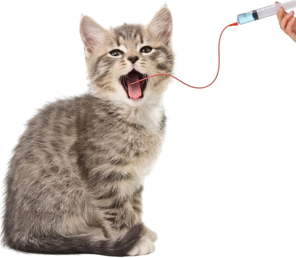 Nuanchu 3 Sets Puppy Kitten Feeding Tube Kit for Small Animals