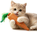 1Pack 12.8-Inch Carrot Cat Toy & Catnip Kicker Toy