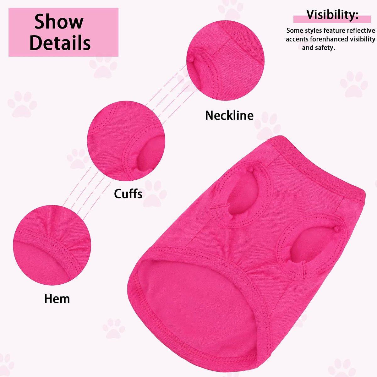 Expressive Cotton Dog Shirt Vest, a Soft and Lightweight Puppy Shirt for Small and Medium Dogs, Adorned with the Playful