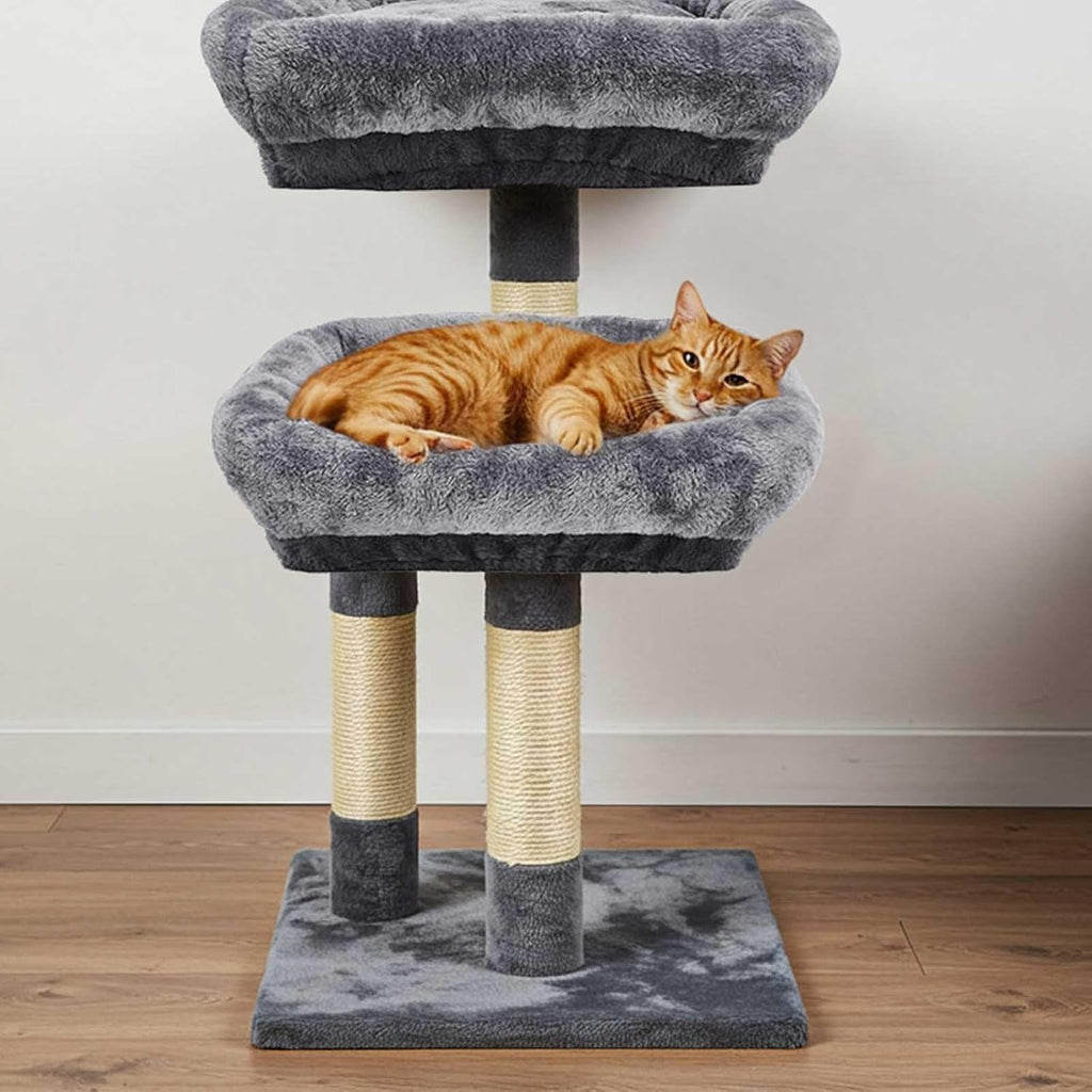 Abbylike 2 Pcs Cat Tree Replacement Bed Covers,15.7 x 15.7 Inch