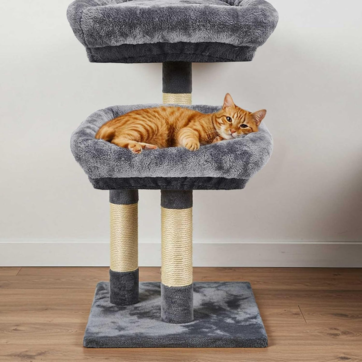 Abbylike 2 Pcs Cat Tree Replacement Bed Covers,15.7 x 15.7 Inch