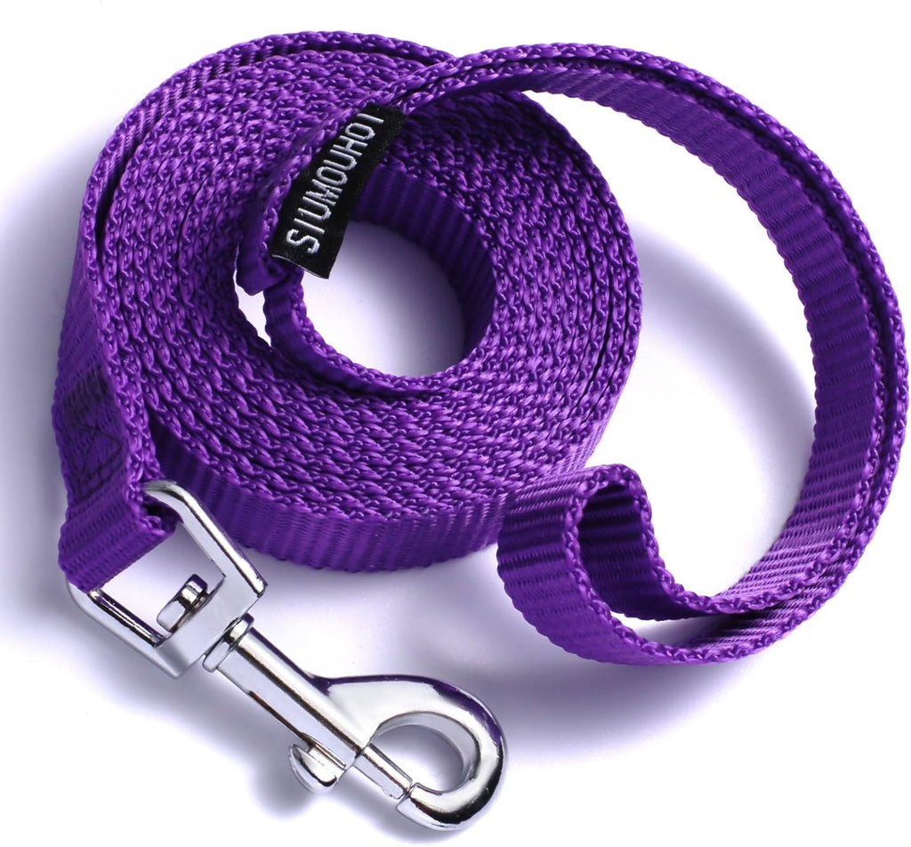 6 FT Puppy Leashes, Strong Traditional Style Leash with Easy to Use Collar Hook,Dog Lead Great for Small and Medium and 