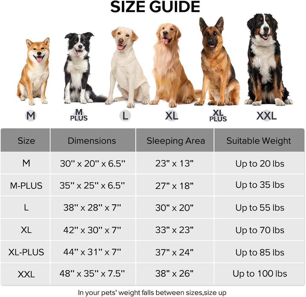Orthopedic Dog Bed for Large Sized Dog, Washable XL Dog Couch Beds