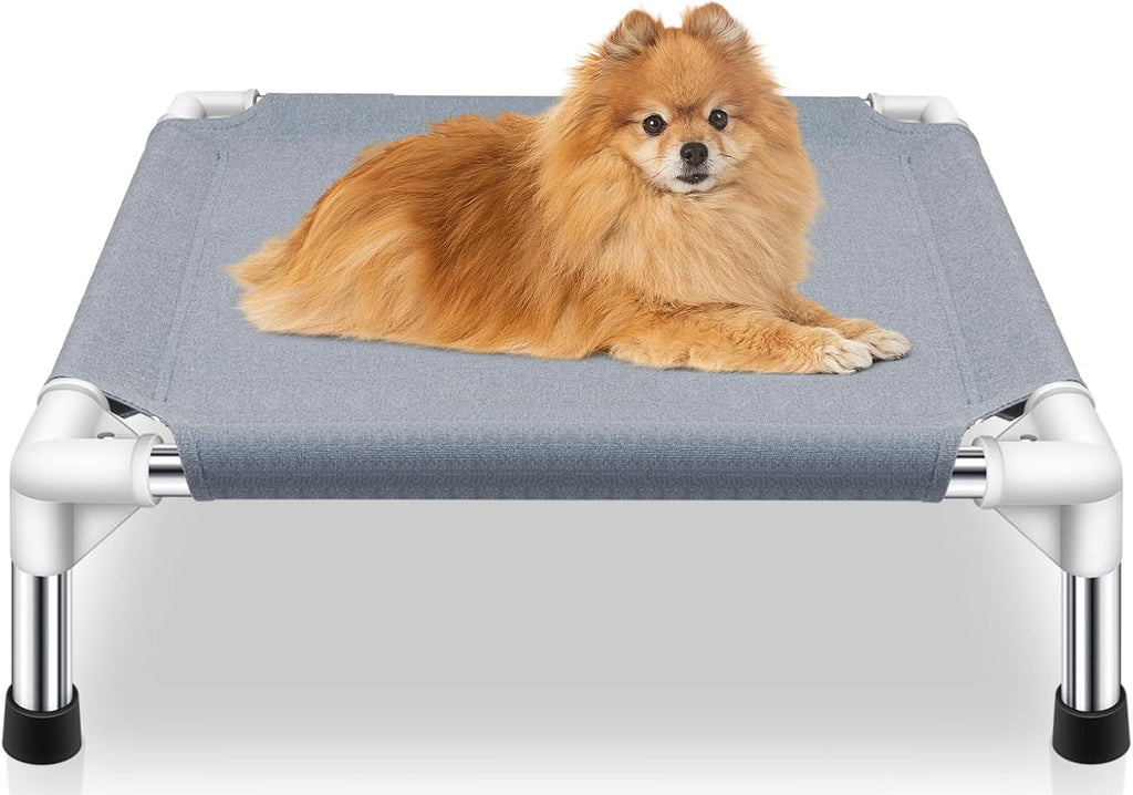 Elevated Dog Bed, Raised Outdoor Dog Bed for Medium Dogs, Portable Pet Cots