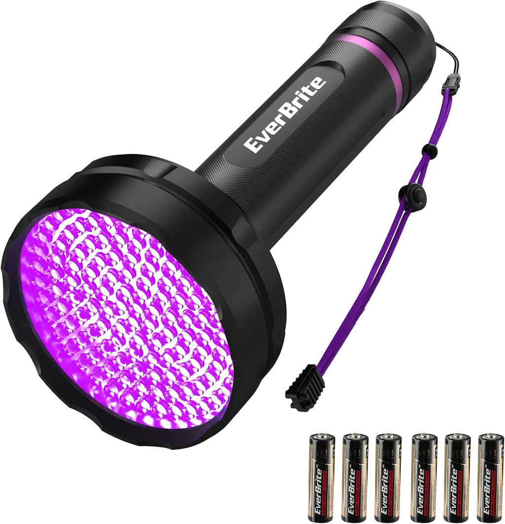 EverBrite 68 LED UV Blacklight Flashlight, 395nm for Pet Urine