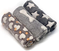 1 Pack 3 Puppy Blanket, Fleece Pet Small Dog Blanket for Puppy Cat, 23"x15"