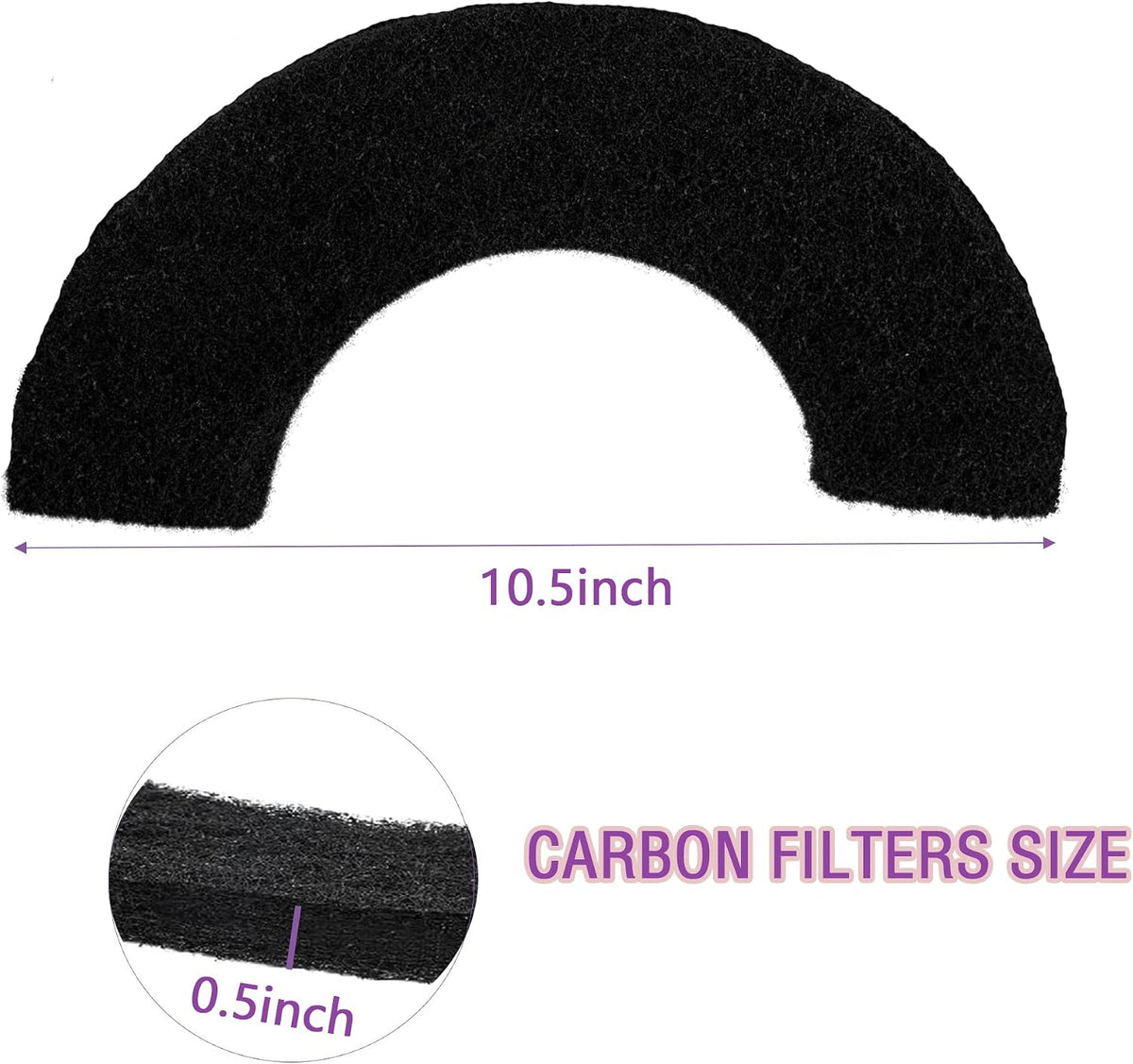 8 Pack Carbon Filters Compatible with Litter Robot 4