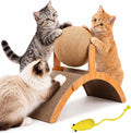 2027 Upgraded Cat Scratching Ball on Stand, Sisal Cat Scratcher Ball，A-M