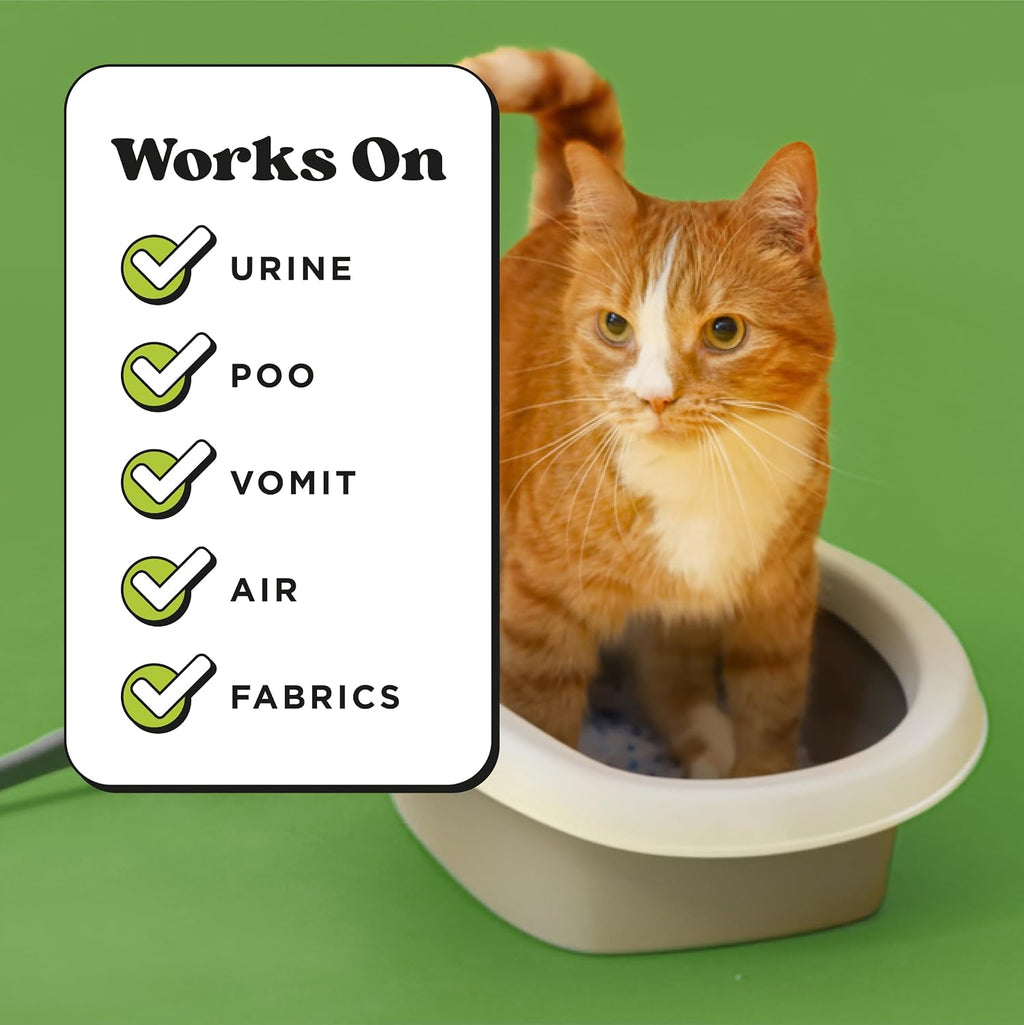 Pet-Pourri Air + Fabric, Cat Odor Home Deodorizer Spray, Bamboo, 16 Fl Oz