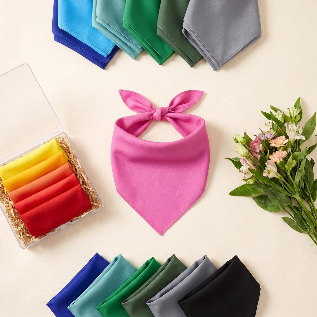 40PCS Dog Bandanas Blank Bulk for Puppy Dogs for Heat Transfer