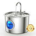 Cat Water Fountain Stainless Steel, Hygienic Drinking Fountain for Cats