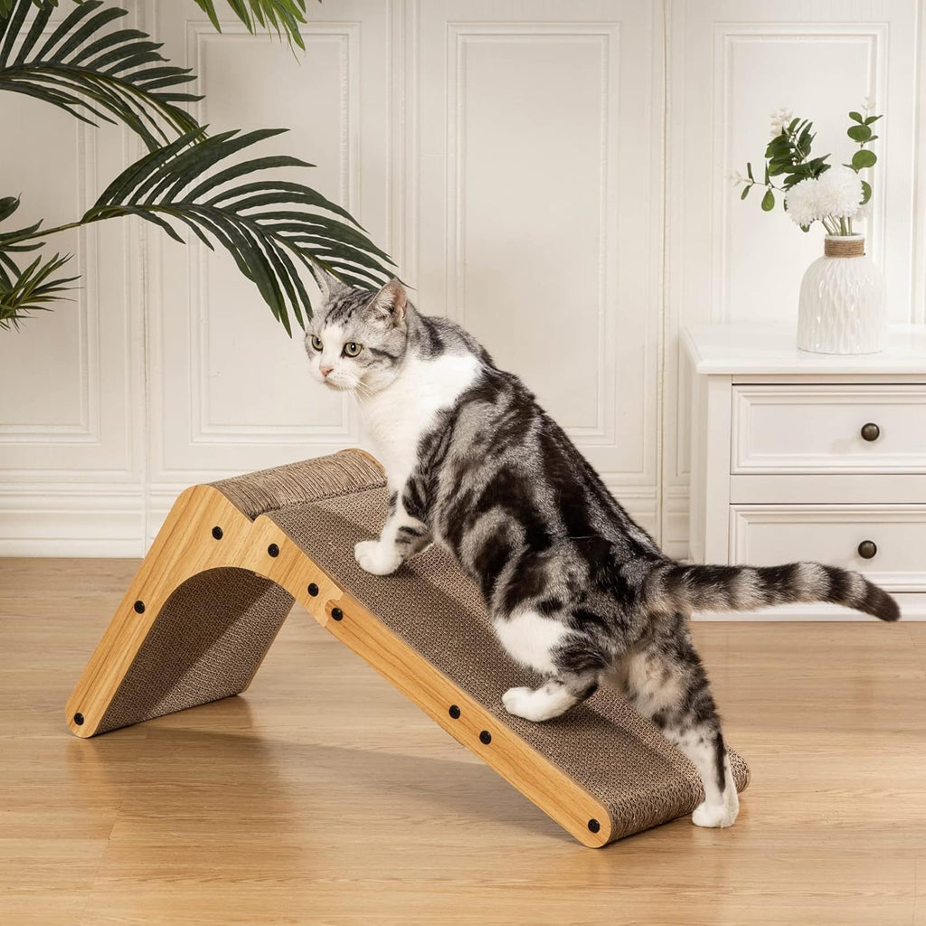 L Shape Cat Scratcher, 26.8 Inch Cat Scratchers for Indoor Cats