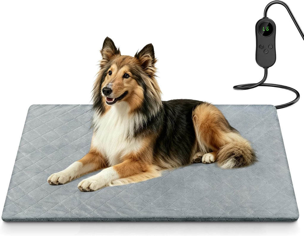 Heated Cat Bed for Pet/Cats/Dogs, Cat Heating Pad Indoor (18" X 18")