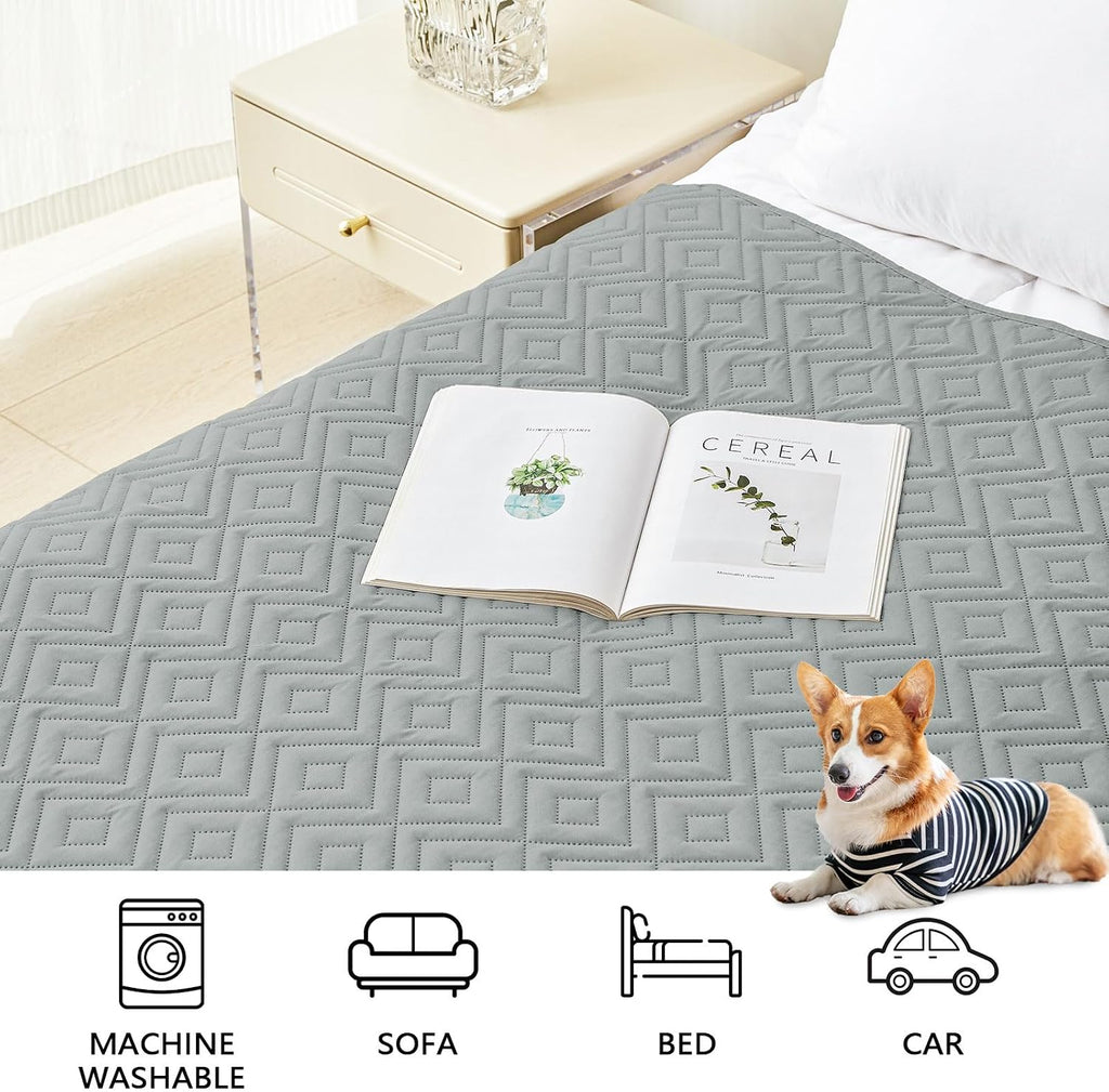 Waterproof Reversible Dog Blanket, Pet Blanket for Sofa Couch