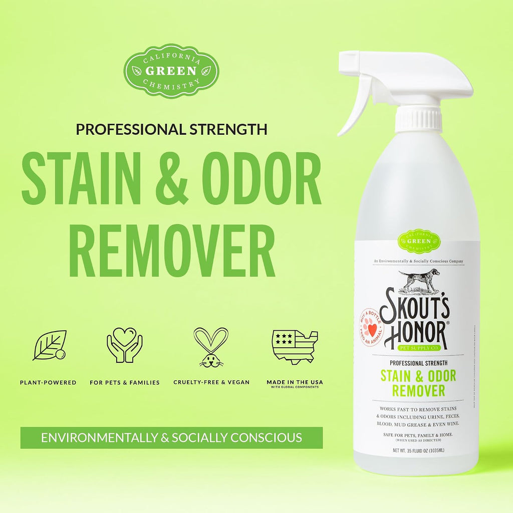 SKOUT'S HONOR Pet Stain and Odor Remover, 35 oz