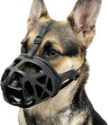 Dog Muzzle, Humane Basket Muzzle for Large Dogs Biting, Scavenging