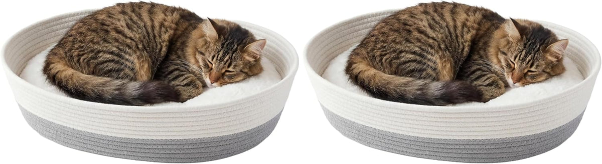 Kitty City Cat Bed, Cotton, 14"W x 19"L x 5"H