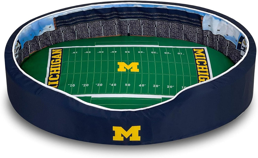 StadiumSpot Officially Licensed NCAA Premium Oval Dog Bed, Texas A&M, Medium