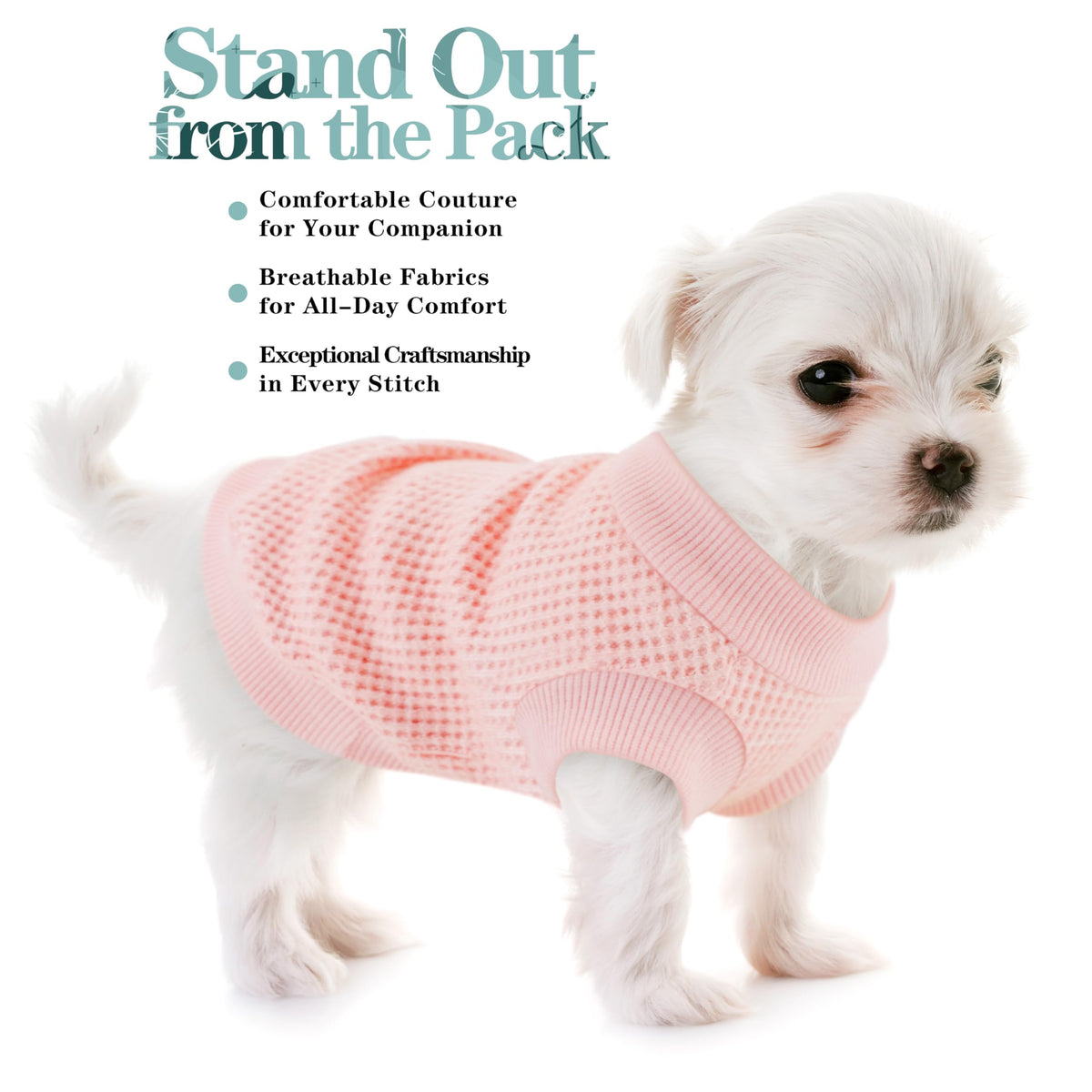 Cozy and Functional Dog Shirts for Small Puppies: Stretchable Pink Attire with Easy-On Design, Ideal for Chihuahuas and Yorkies - Enhance Comfort and Playfulness on Chill Days Small