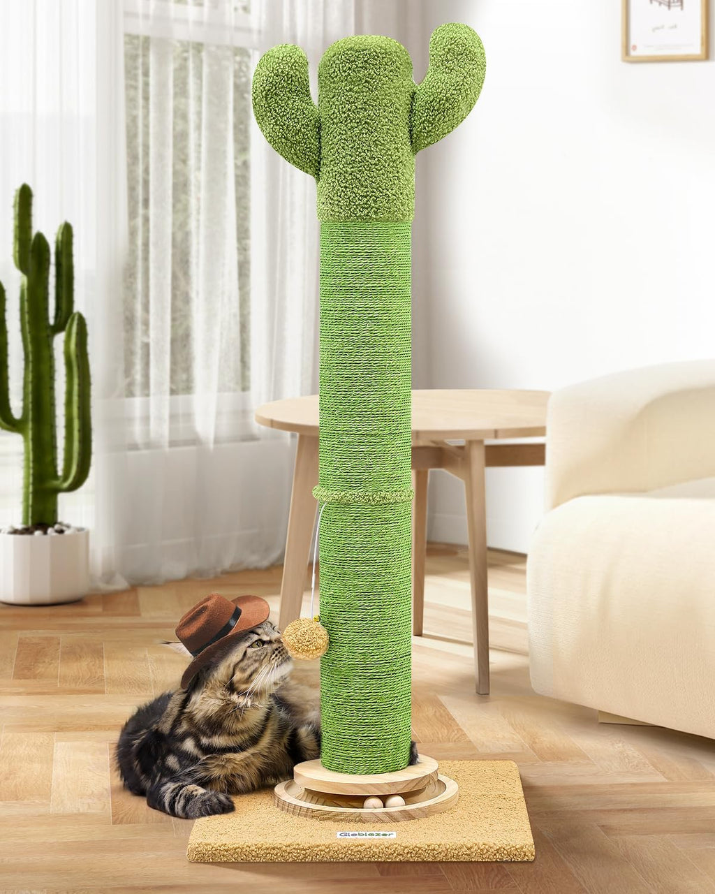 Globlazer 39in Cat Scratching Post for Indoor Cats Adults and Kittens, SC39