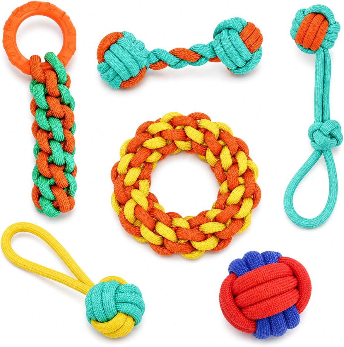 Dog Rope Toys,10 Pack Cotton Chew Tug Toys for Small Medium Dogs
