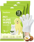 PawSono 36ct Pet Glove Wipes for Dogs, Cats & Small Animals, Coconut Scent
