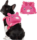 Dog Harness with Backpack, Adjustable Dog Backpack Harness for Small Medium Dogs, No-Pull Breathable Backpacks for Dogs 