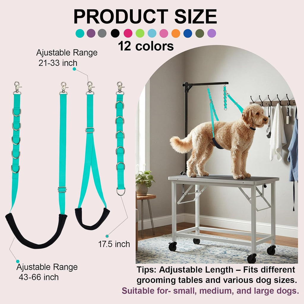Dog Grooming Belly Band Pet Grooming Supplies 3 Sets Professional Dogs Belly Straps Pets Dogs Groomer Extension Strap Ta
