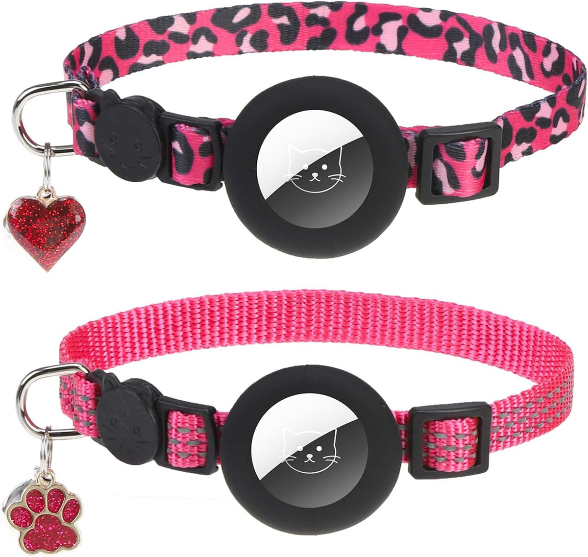 PUPTECK Fall Thanksgiving Cat Collar Breakaway with Bells, Kitten Outfit