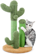 PAWZ Road Cactus Cat Scratching Post 23”Cat Scratcher with Toy Ball