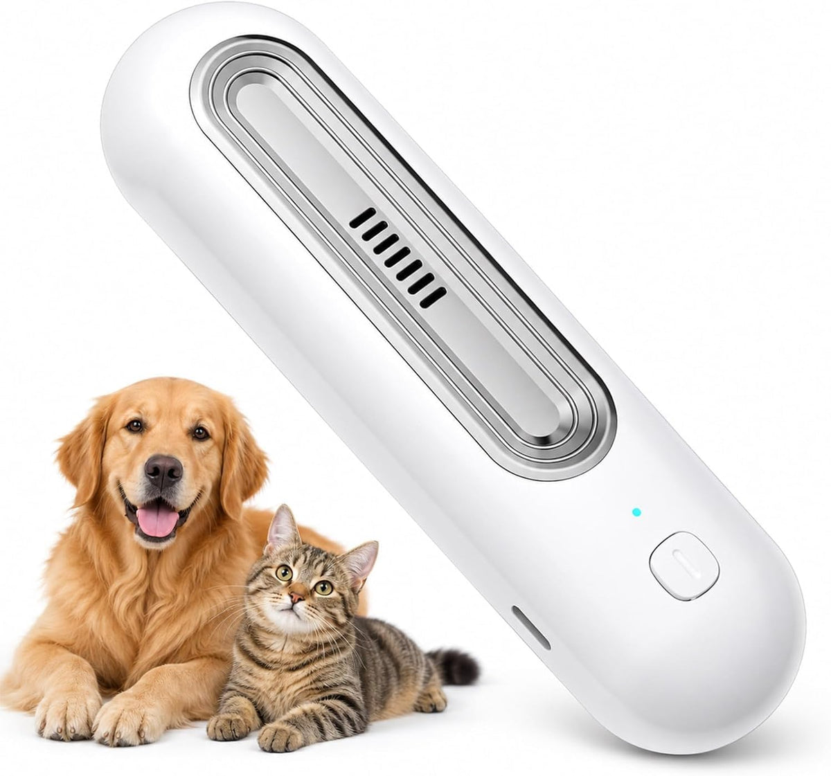 Ozofreshen Pet Odor Eliminator, Rechargeable Portable Deodorizer for Pets for Cats, Dual Modes with Filter-Free Design f