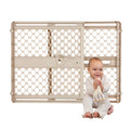 Toddleroo by North States - Supergate Ergo Baby Gate: Plastic Baby Gate for Stairs & Doorways - Adjustable Indoor Safety Gate - Made in USA - 26 to 42 Inches Wide - 26 Inches Tall - Sand