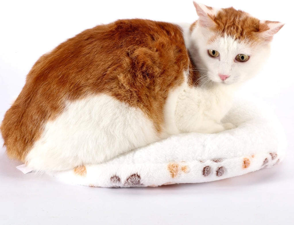 SHENGOCASE 2-Pack 15“ Round Soft Cat Kneading Pillow Cushion Bed for Cat Small Dog House Perch Shelf, Pad Padding for Ca