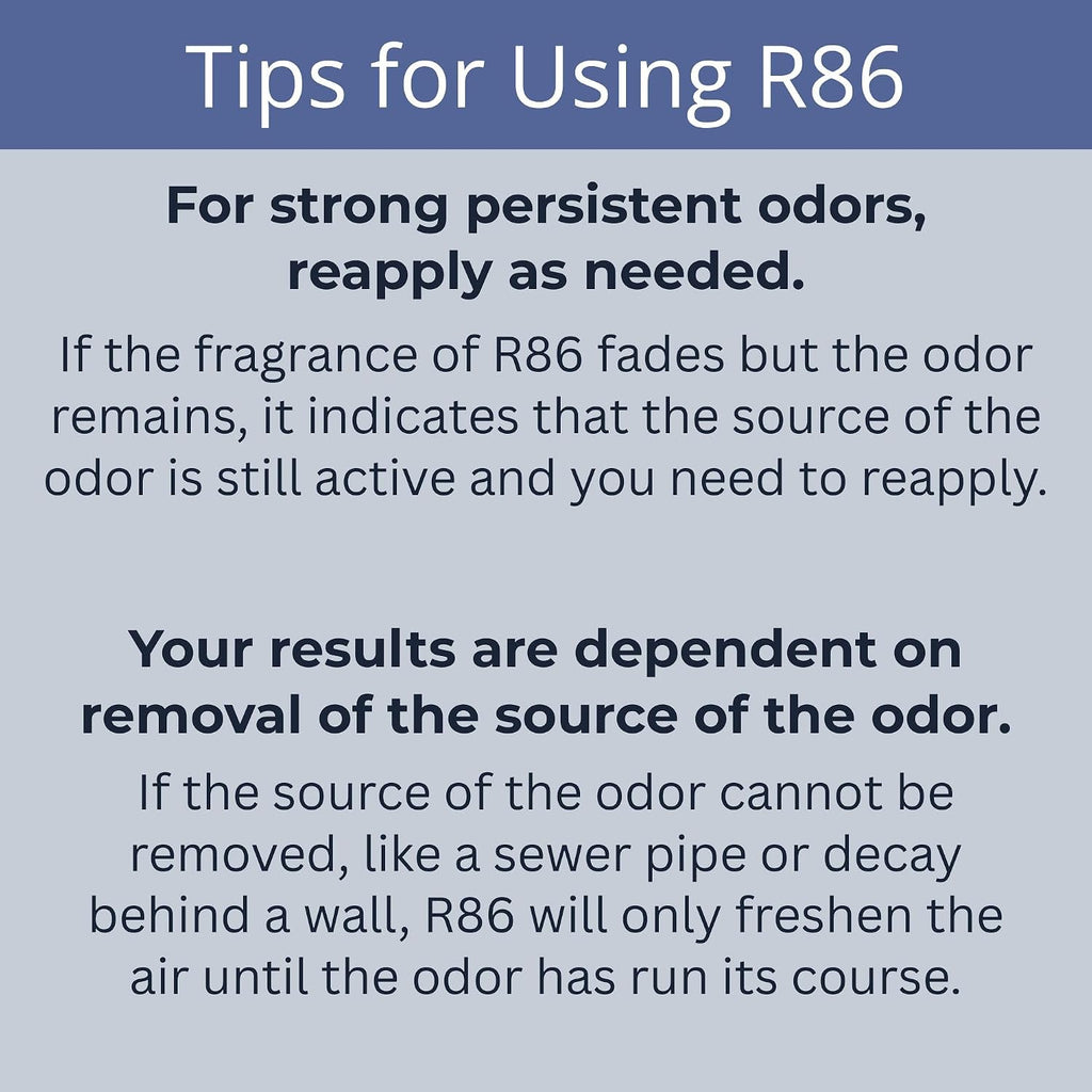 R86 Industrial All-Out Odor Eliminator, Removes Dead Animal Odor, Skunk Odor, Urine, Poop, Musty Basement & More – Natur