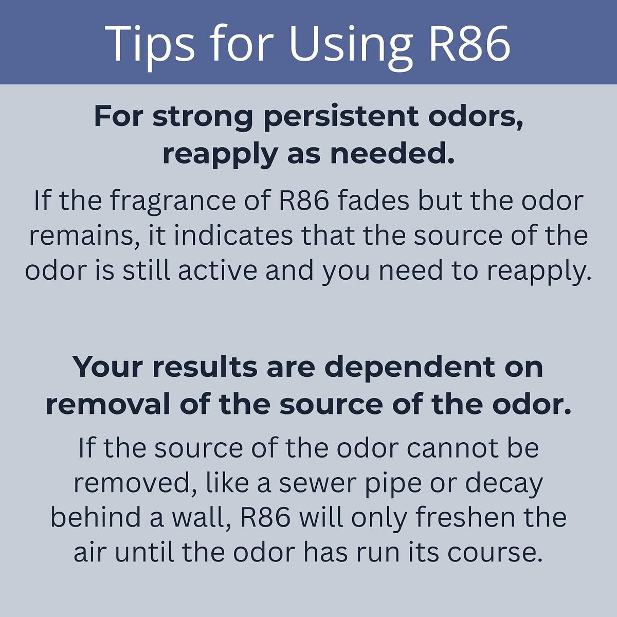 R86 Industrial All-Out Odor Eliminator, Removes Dead Animal Odor, Skunk Odor, Urine, Poop, Musty Basement & More – Natur