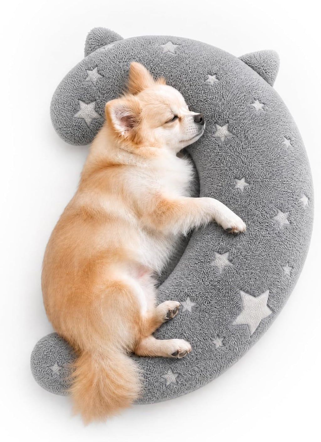 YOVENTOMIA Dog Calming Pillow, Glow in the Dark Star Pattern, Soft Plush Question Mark Dog Body Pillow, Machine Washable