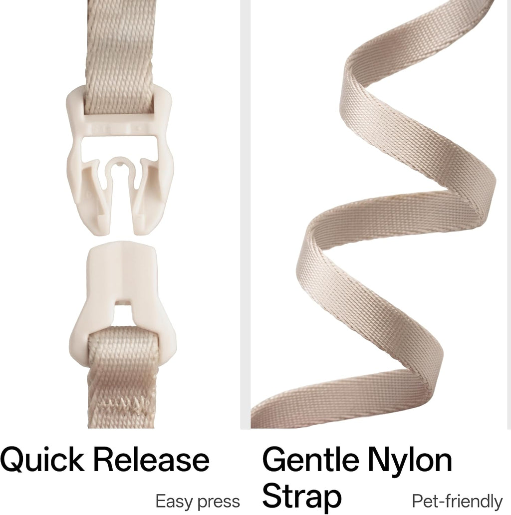 Escape Proof Cat Harness Anti-Choke Quick Release, Space Gray