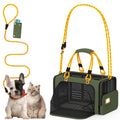 PAWZIDEA Expandable Pet Carrier for Small Cats & Dogs, TSA Airline Approved