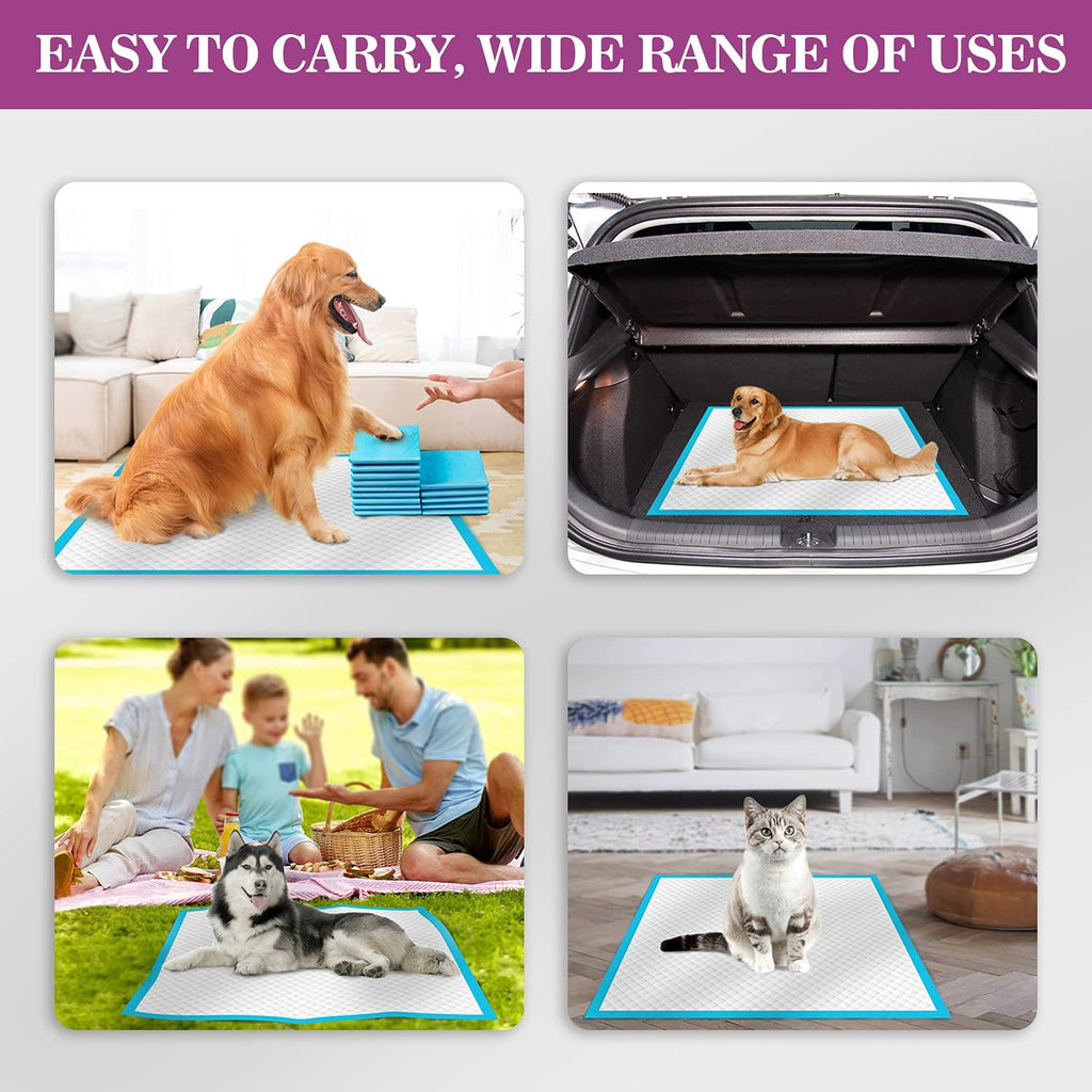 Dog Pee Pads Extra Large 28"x34", X-Large Training Puppy Pee Pads Super Absorbent & Leak-Proof, XL Disposable Pet Piddle