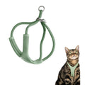 BuddyArmor Escape Proof Y Shape Cat Harness Anti-Choke (Olive, M)
