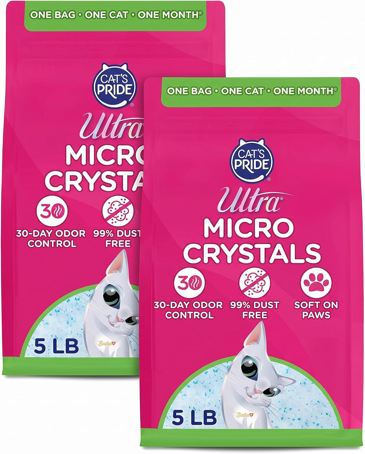 Ultra by Cat's Pride Micro Crystals Litter with 30-Day Odor Control, 5lbs