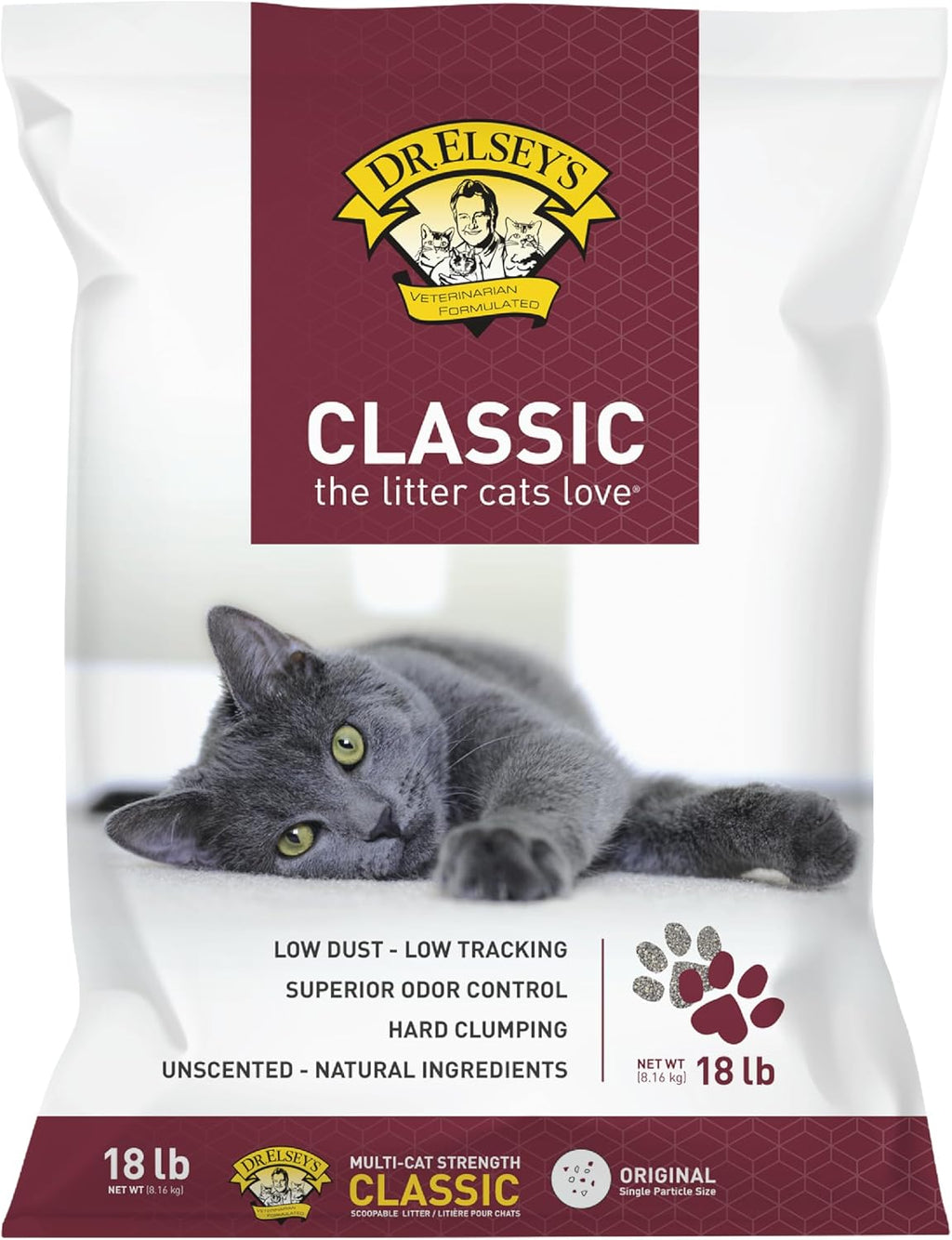 Precious Cat Classic Premium Clumping Cat Litter, 18 lb Bag