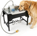 3Gal Automatic Dog Water Bowl Dispenser, Elevated Large Dog Water Bowl
