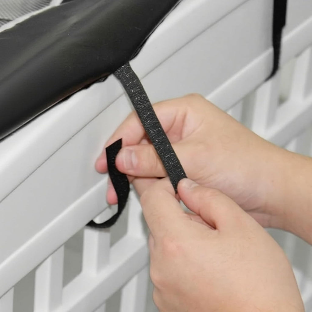 Playpen Top Cover for 36'' Width 4 Panel Pen, Black Paw