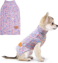 Dog Sweaters for X-Small Dogs, Knit Clothes with Harness Hole