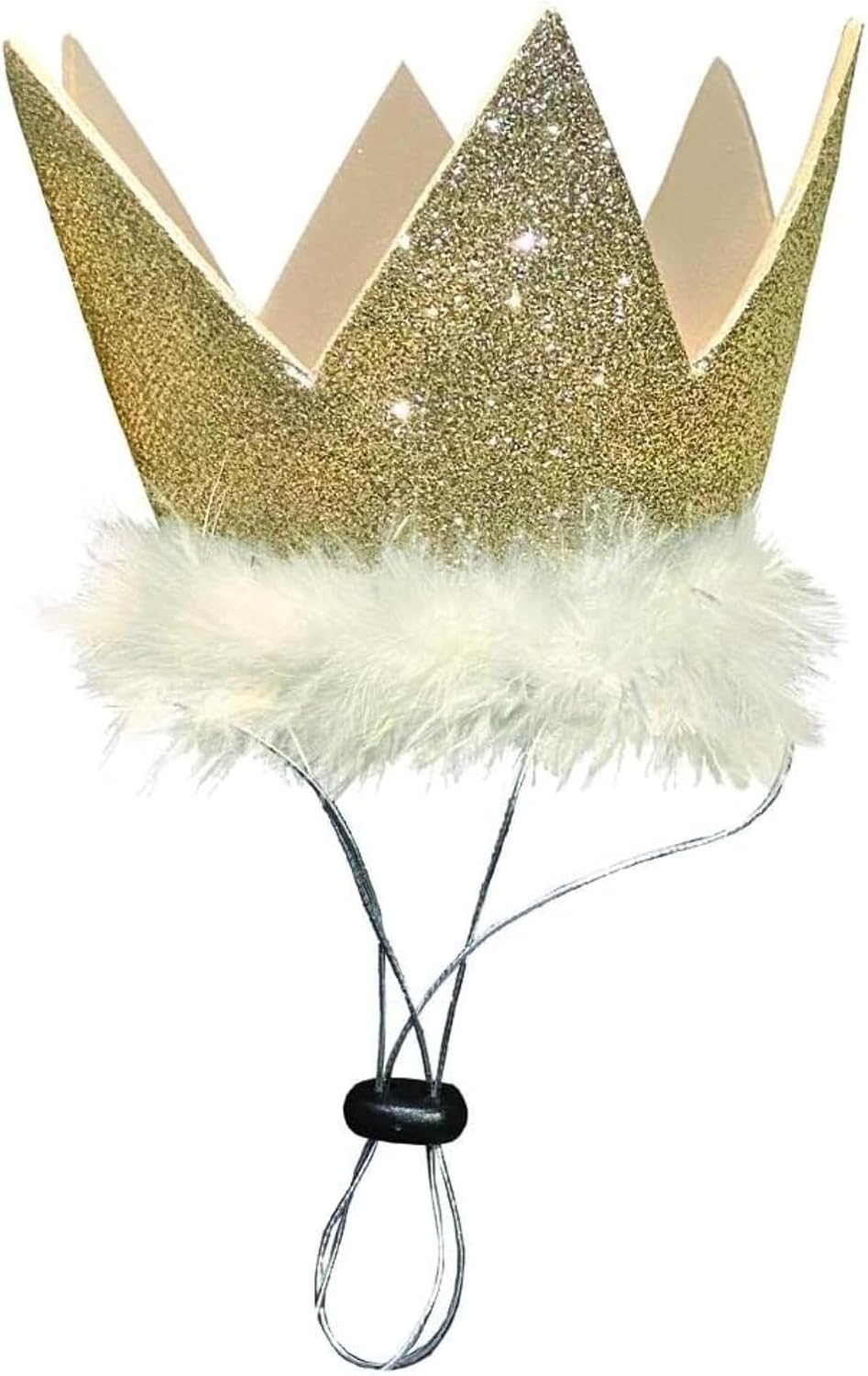 Huxley & Kent Party Crown Hat for Dogs & Cats, Gold, Large
