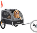 VEVOR Dog Bike Trailer, Supports up to 88 lbs, Pet Cart Bicycle Carrier, Easy Folding Frame with Quick Release Wheels, U