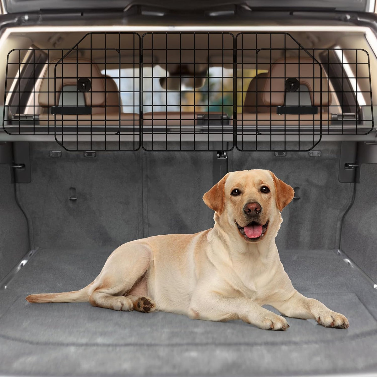 Universal Fit Car Barrier,Adjustable Dog Barrier,Back Seat Separator Gate