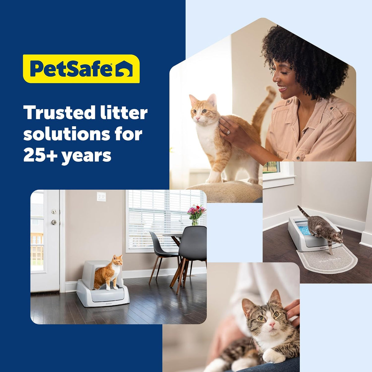 PetSafe ScoopFree Clumping & SmartSpin Litter Box Waste Bin Liners, 25-Ct